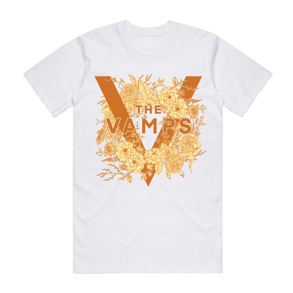 THE VAMPS V FLOWERS TEE
